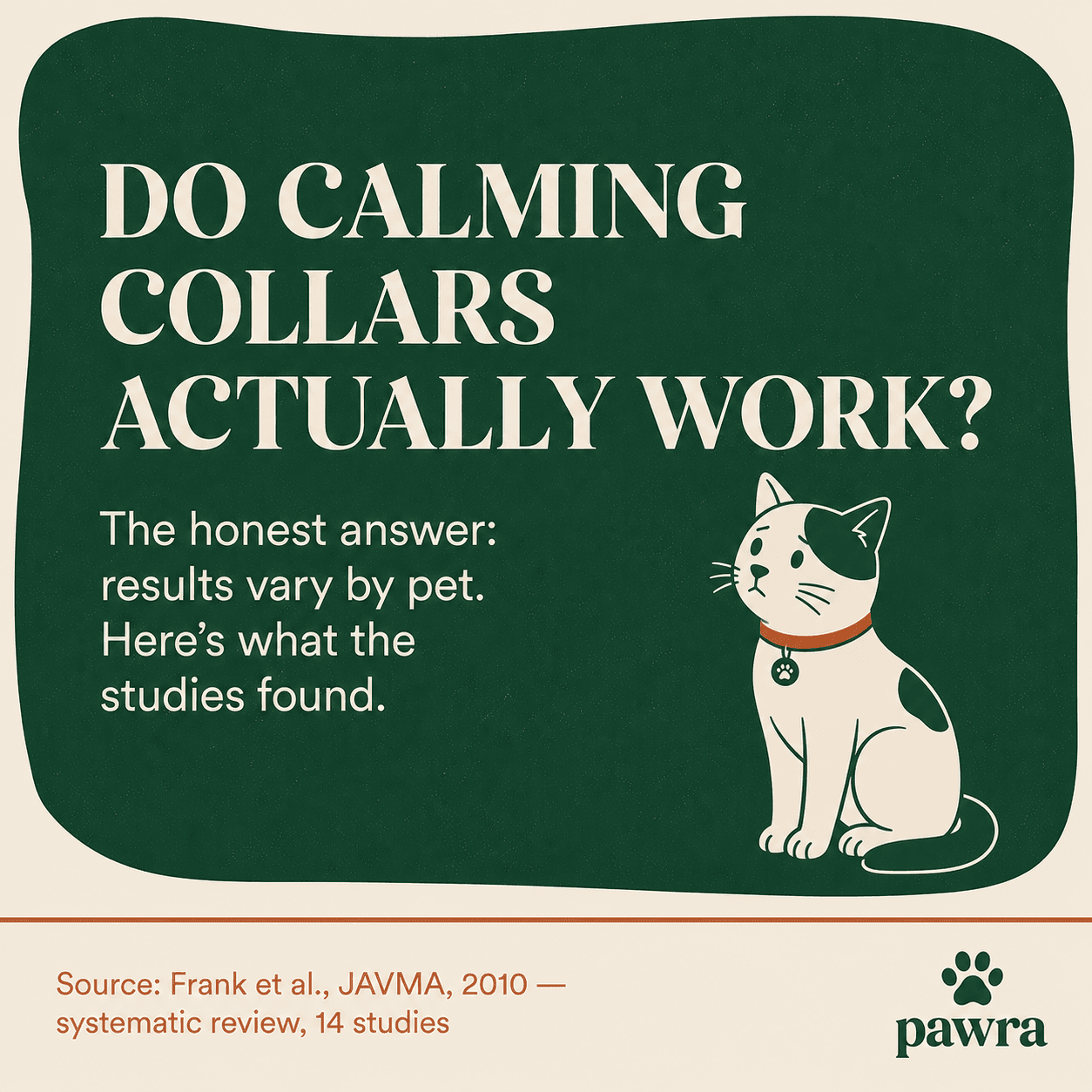 Do calming collars actually work?